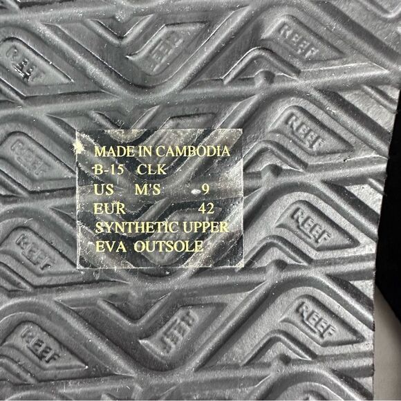 Gently worn Reef Men's Phantom Speed Logo Flip Flop, Brown, 9 M US - Picture 4 of 5